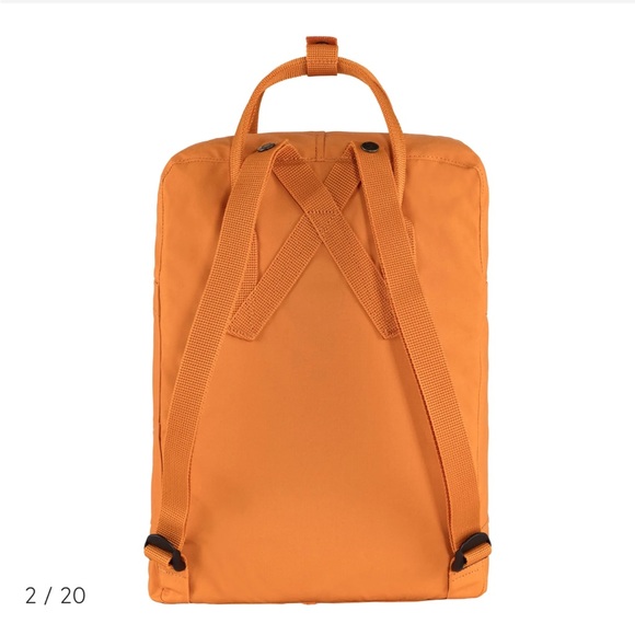 SOLD!!! NWT FJALLRAVEN Kanken Backpack Sunstone Orange - Picture 8 of 9